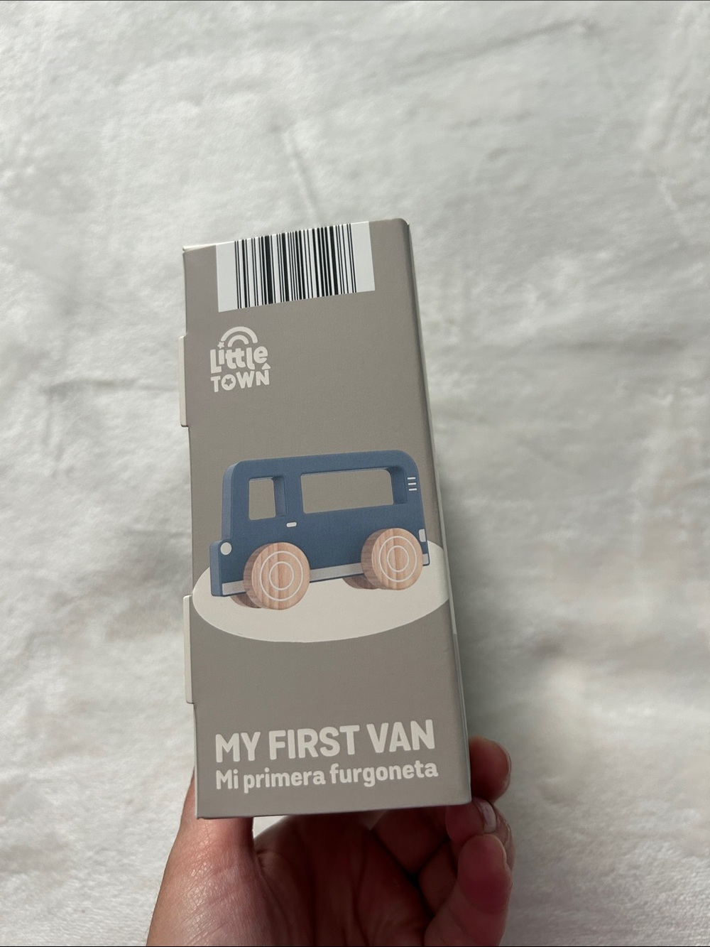 Blue Wooden Toy Van for Kids - Picture 4 of 6